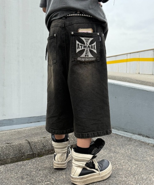 ATMARK(�A�b�g�}�[�N)�́s2�T�C�Y�W�J�@/�@UNISEX�@�t�_�u���j�[�@�N���X�V���[�c�@�n�[�t�p���c(�f�j���p���c)
