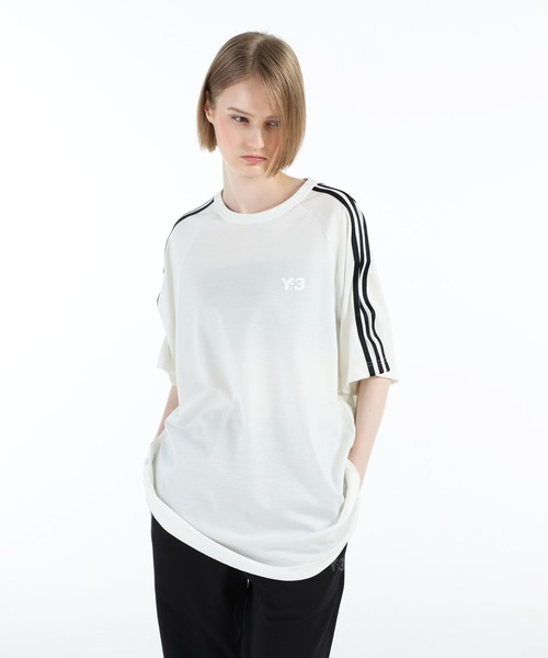 Tシャツ・カットソー Y-3 'Y-3 Short Sleeve Tee 3-Stripes' T-shirt Y-3 SHORT SLEEVE TEE 3-STRIPES | Why are you here?