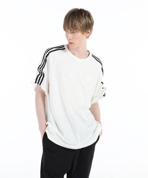 Tシャツ・カットソー Y-3 'Y-3 3-Stripes' T-shirt White/Black Y-3 SHORT SLEEVE TEE 3-STRIPES（Tシャツ/カットソー）｜Y-3