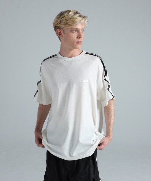 Y-3 SHORT SLEEVE TEE 3-STRIPES（Tシャツ/カットソー）｜Y-3