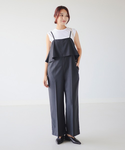 B:MING by BEAMS（ビーミングバイビームス）の「【洗える】フレア オールインワン（S～M）（つなぎ/オールインワン・レディース・ブラック系その他4/ブラウン・MEDIUM/SMALL）」の12枚目の写真