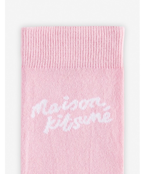 Maison Kitsune(メゾンキツネ)の「MAISON KITSUNE HANDWRITING SOCKS(ソックス/靴下・レディース・ラベンダー/ライム/ピンク・M/L)」の11枚目の写真