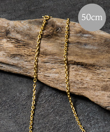 THEFT | THEFT セフト / K18GP アズキCHAIN NECKLACE シルバー925アズキチェーンネックレス 50cm 18金コーティング(ネックレス)