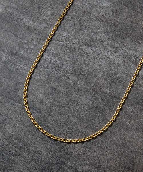 THEFT（セフト）の「THEFT セフト / K18GP アズキCHAIN NECKLACE シルバー925アズキチェーンネックレス 50cm 18金コーティング（ネックレス・メンズ・ゴールド・50cm）」の6枚目の写真