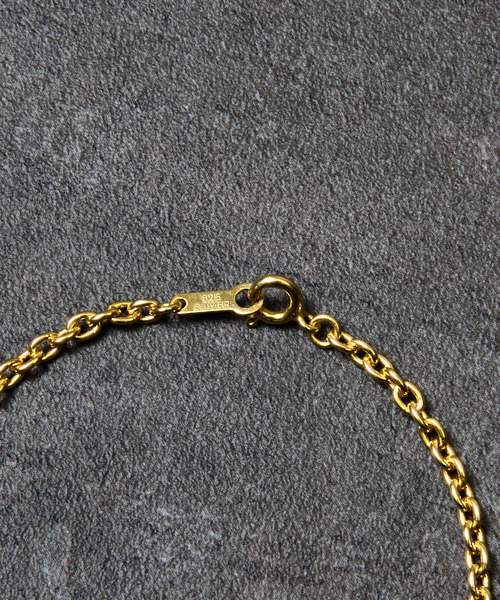 THEFT（セフト）の「THEFT セフト / K18GP アズキCHAIN NECKLACE シルバー925アズキチェーンネックレス 50cm 18金コーティング（ネックレス・メンズ・ゴールド・50cm）」の7枚目の写真