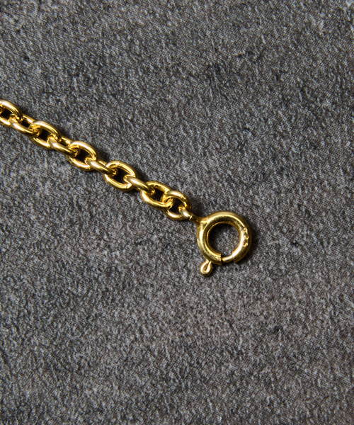 THEFT（セフト）の「THEFT セフト / K18GP アズキCHAIN NECKLACE シルバー925アズキチェーンネックレス 50cm 18金コーティング（ネックレス・メンズ・ゴールド・50cm）」の9枚目の写真