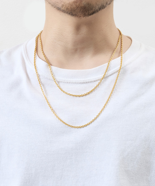 THEFT（セフト）の「THEFT セフト / K18GP アズキCHAIN NECKLACE シルバー925アズキチェーンネックレス 50cm 18金コーティング（ネックレス・メンズ・ゴールド・50cm）」の13枚目の写真