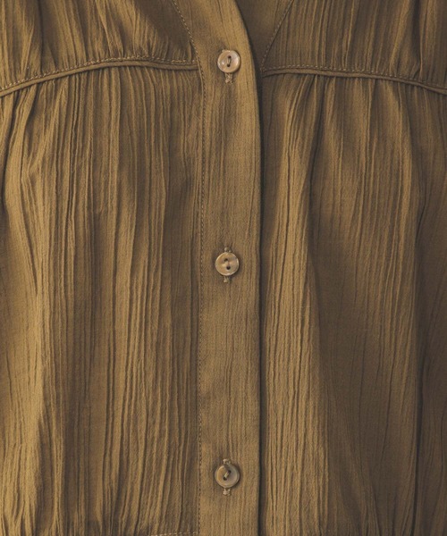 GLOBAL WORK（グローバルワーク）の「エアリーリラックスブラウスノースリーブ/492316（シャツ/ブラウス・レディース・マスタード/レッド/ブラック/オフホワイト・MEDIUM/LARGE）」の15枚目の写真