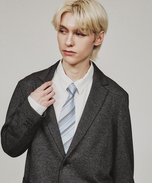 tk.TAKEO KIKUCHI（ティーケータケオキクチ）の「【BOX入り】ベーシックタイ（ネクタイ・メンズ・ライトグレー系2/サックスブルー系2/グレー系その他4/ネイビー系2/モスグリーン系3/ブルー系その他5・00）」の13枚目の写真