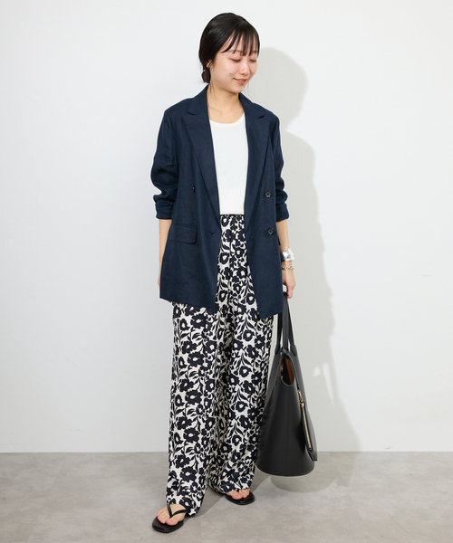 SLOBE IENA(スローブイエナ)の「《一部WEB限定/追加》SLOBE ラウンドビッグトート(トートバッグ・レディース・ブラック/ブラウン・FREE)」の11枚目の写真