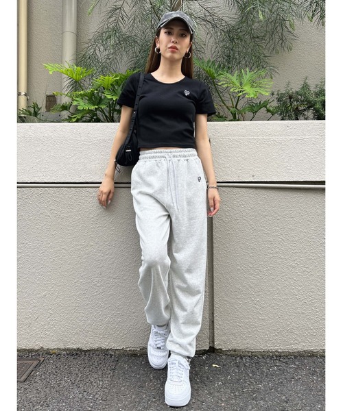 EGOIST(エゴイスト)の「ハートロゴチビTシャツ(Tシャツ/カットソー・レディース・ホワイト/レッド/ブラック・FREE)」の13枚目の写真