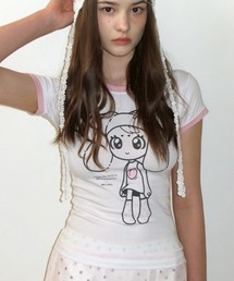 tシャツ 「CRANK」RINGER TOP / 「クランク」リンガーTシャツ レディース CRANK（JACKALL） tシャツ 「CRANK」RINGER TOP / 「クランク