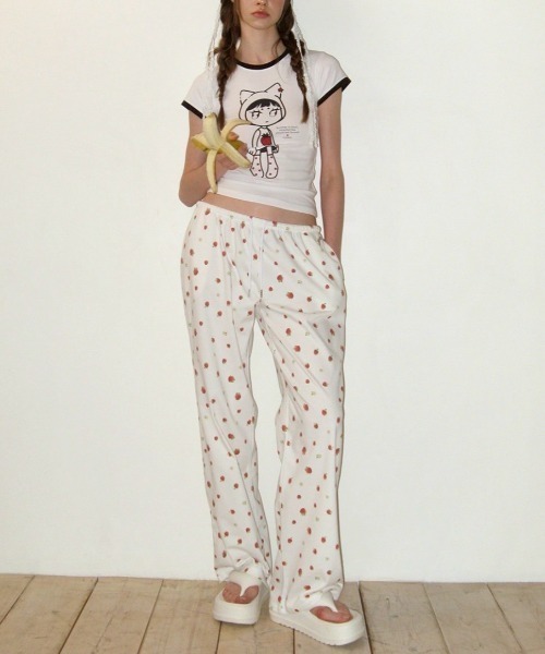 tシャツ 「CRANK」RINGER TOP / 「クランク」リンガーTシャツ レディース CRANK（クランク）の「【CRANK】RINGER TOP / 【クランク