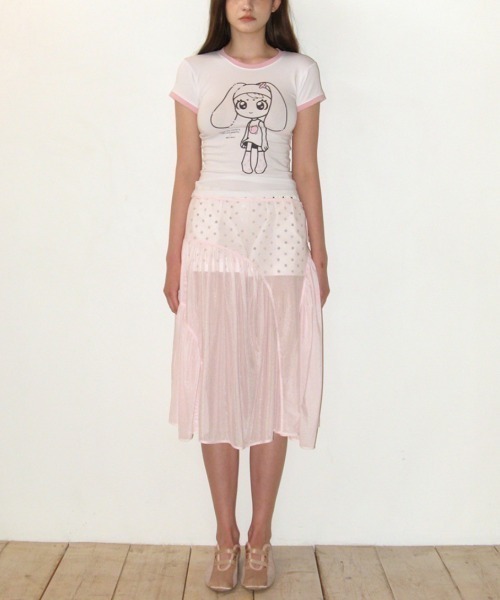 tシャツ 「CRANK」RINGER TOP / 「クランク」リンガーTシャツ レディース CRANK（クランク）の「【CRANK】RINGER TOP / 【クランク