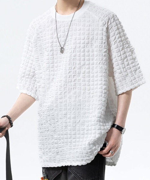 ROOPTOKYO(ループトウキョウ)の「ポップコーンTシャツ 秋物 秋服 2026年秋冬(Tシャツ/カットソー・レディース・ブラック/ホワイト・L/M)」の2枚目の写真