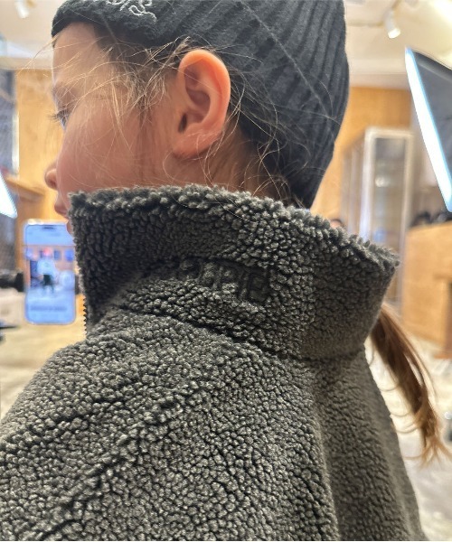 GROOVY COLORS(グルービーカラーズ)の「Boa Jacket(その他アウター・キッズ・ブラウン・125/115)」の8枚目の写真