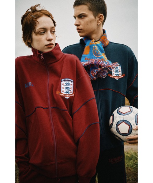 WIND AND SEA(ウィンダンシー)の「Admiral x WDS Track Jacket(ナイロンジャケット・メンズ・ネイビー/グレー/ブラック・XL/S/M/L)」の5枚目の写真