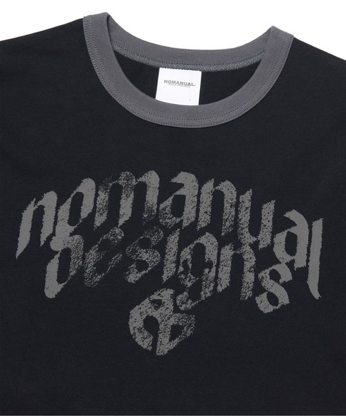 セール】「NOMANUAL /ノーマニュアル」 N.D RINGER T-SHIRT（T