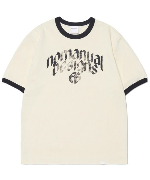 Tシャツ・カットソー NOMANUAL N.D RINGER T-SHIRT 5SA103 NOMANUAL /ノーマニュアル」 N.D RINGER T-SHIRT（Tシャツ