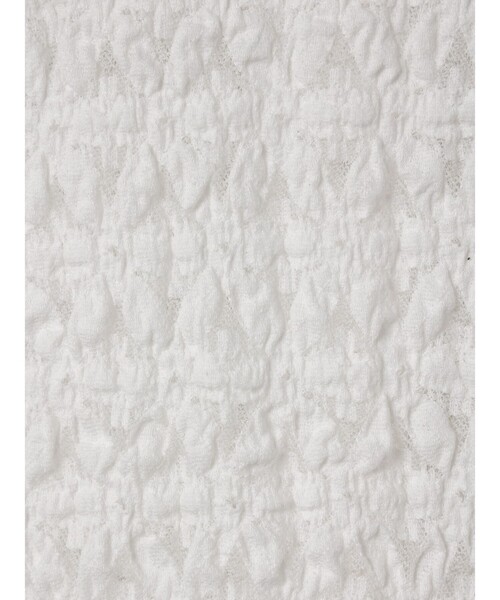 mizuiroind（ミズイロインド）の「mizuiro ind ストレッチレースラウンドカラーシャツ（シャツ/ブラウス・レディース・オフホワイト/ブラック/グレー・FREE）」の5枚目の写真