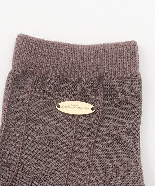 petit main（プティマイン）の「チャームつきソックス2P（ソックス/靴下・キッズ・ネイビー/アイボリー/モカ・M/L/S/SS）」の4枚目の写真
