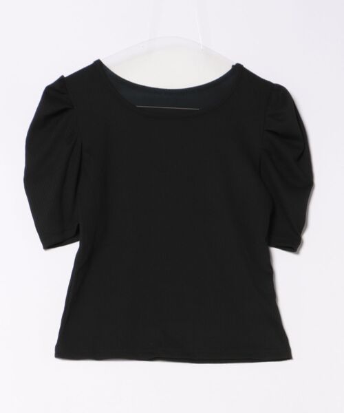 apres jour(アプレジュール)の「【SET着用可能】レイヤードキャミセット(Tシャツ/カットソー・レディース・オフホワイト/ブラック・X-LARGE/フリー)」の3枚目の写真