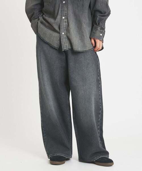 Wrangler（ラングラー）の「Wrangler / ラングラー for FOLL デニム パンツ（デニムパンツ・メンズ・ブラック/ネイビー・SMALL/MEDIUM/LARGE）」の7枚目の写真