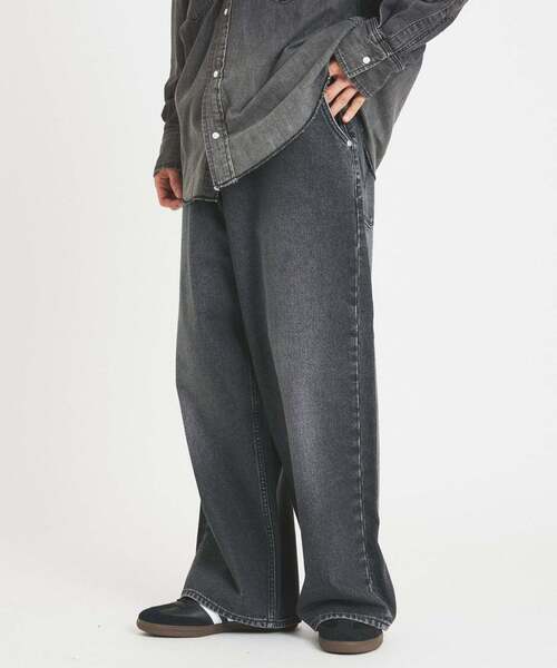 Wrangler（ラングラー）の「Wrangler / ラングラー for FOLL デニム パンツ（デニムパンツ・メンズ・ブラック/ネイビー・SMALL/MEDIUM/LARGE）」の8枚目の写真