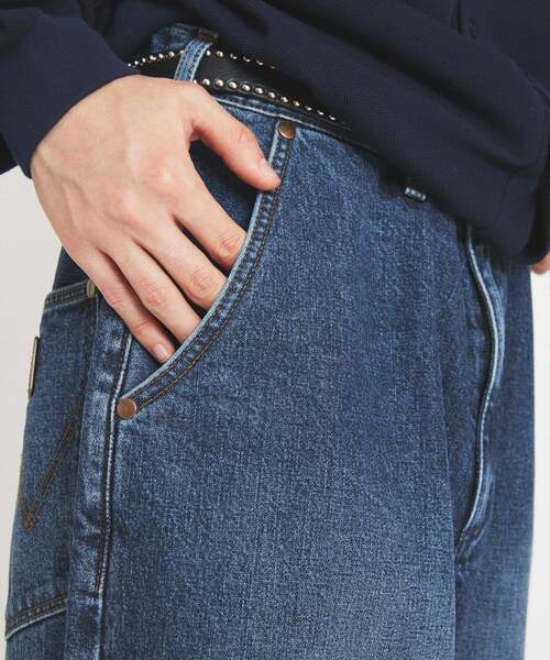 Wrangler（ラングラー）の「Wrangler / ラングラー for FOLL デニム パンツ（デニムパンツ・メンズ・ブラック/ネイビー・SMALL/MEDIUM/LARGE）」の22枚目の写真