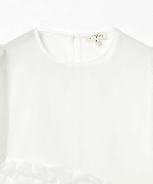 トップス GHOSPELL / Lennie Sheer Mini Dress Boldness in motion. @meowmeowbycat brings the Lennie Sheer