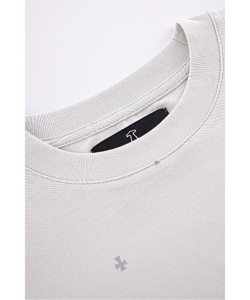 UNKNOWN LONDON（アンノウン・ロンドン）の「Tシャツ｜Tiny Cross Glitter Tee｜Unknown London（Tシャツ/カットソー・メンズ・ブラック/オフホワイト・SMALL/MEDIUM/LARGE/X-LARGE）」の9枚目の写真