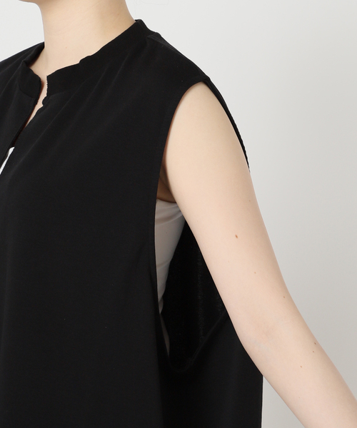 CITYSHOP（シティーショップ）の「《追加2》KEY NECK N-SL Tシャツ（Tシャツ/カットソー・レディース・ホワイト/ブラック・FREE）」の11枚目の写真