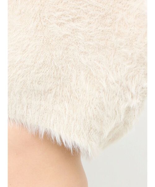 MURUA（ムルーア）の「バイカラーMIXシャギーニット（ニット/セーター・レディース・グレー/ブルー/アイボリー/オレンジ/ネイビー・FREE）」の17枚目の写真