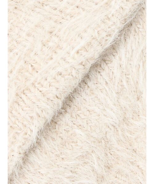 MURUA（ムルーア）の「バイカラーMIXシャギーニット（ニット/セーター・レディース・グレー/ブルー/アイボリー/オレンジ/ネイビー・FREE）」の18枚目の写真