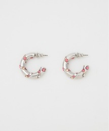 SLY | BIJOU HOOP P/EARRING ビジュー フープ ピアス(ピアス（両耳用）)