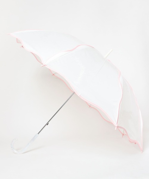 SMELLY（スメリー）の「Wpc.　ウェビーアンブレラ（長傘・レディース・オフホワイト/ラベンダー・FREE）」の14枚目の写真