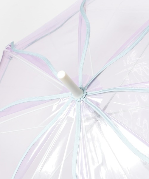 SMELLY（スメリー）の「Wpc.　ウェビーアンブレラ（長傘・レディース・オフホワイト/ラベンダー・FREE）」の17枚目の写真