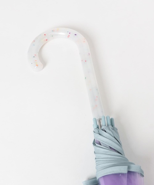 SMELLY（スメリー）の「Wpc.　ウェビーアンブレラ（長傘・レディース・オフホワイト/ラベンダー・FREE）」の19枚目の写真