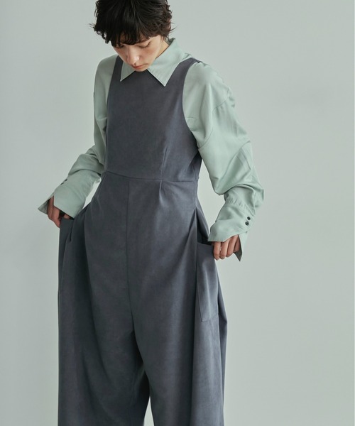 セール】サイドポケットコーデュロイオールインワン（サロペット