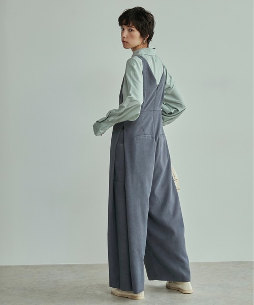 セール】サイドポケットコーデュロイオールインワン（サロペット