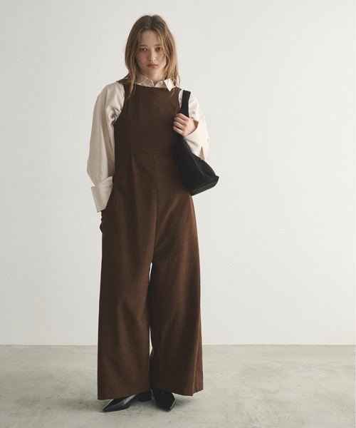 セール】サイドポケットコーデュロイオールインワン（サロペット