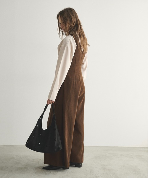 サロペット・オーバーオール・オールインワン ito fukuoka back open all-in-one brown ito fukuoka back open all-in-one - サロペット/オーバーオール