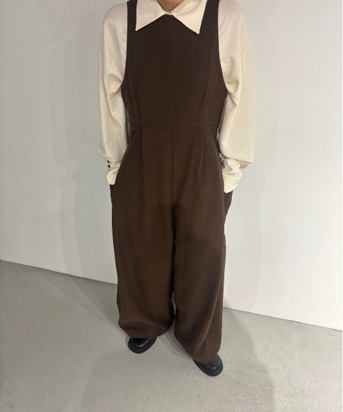 セール】サイドポケットコーデュロイオールインワン（サロペット