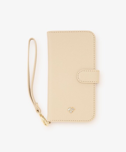 Afternoon Tea（アフタヌーンティー）の「シンプルビジューiPhone15/14/13ケース（スマホケース/カバー・レディース・ライトブルー/ベージュ・ONE SIZE）」の2枚目の写真