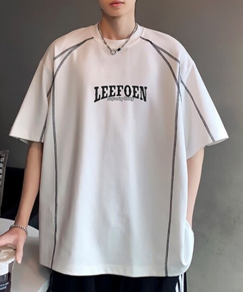 MGV(エムジーヴィー)の「ステッチデザインロゴカットソー(Tシャツ/カットソー・メンズ・ブラック/ホワイト・MEDIUM/LARGE/X-LARGE)」の5枚目の写真