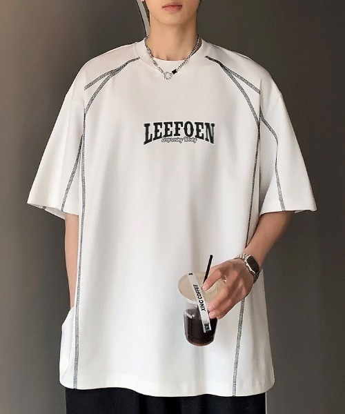 MGV(エムジーヴィー)の「ステッチデザインロゴカットソー(Tシャツ/カットソー・メンズ・ブラック/ホワイト・MEDIUM/LARGE/X-LARGE)」の6枚目の写真