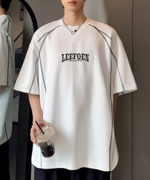 MGV(エムジーヴィー)の「ステッチデザインロゴカットソー(Tシャツ/カットソー・メンズ・ブラック/ホワイト・MEDIUM/LARGE/X-LARGE)」の3枚目の写真