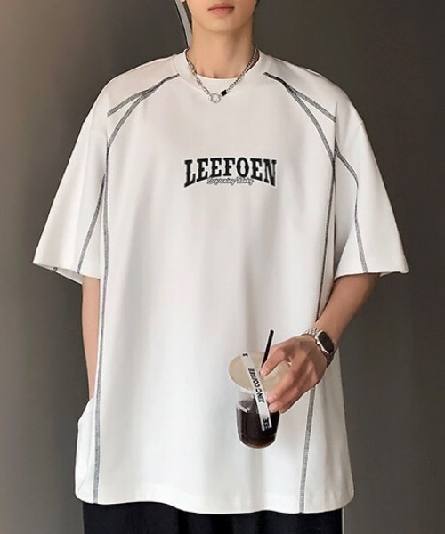 MGV(エムジーヴィー)の「ステッチデザインロゴカットソー(Tシャツ/カットソー・メンズ・ブラック/ホワイト・MEDIUM/LARGE/X-LARGE)」の4枚目の写真