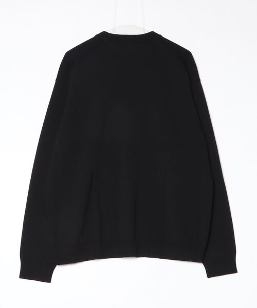 ATON(エイトン)の「【ATON】WOOL WASHI CREWNECK SWEATER(ニット/セーター・メンズ・ブラウン/ブラック・6/4)」の3枚目の写真