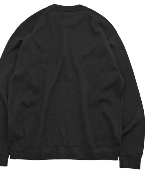 ATON(エイトン)の「【ATON】WOOL WASHI CREWNECK SWEATER(ニット/セーター・メンズ・ブラウン/ブラック・6/4)」の7枚目の写真